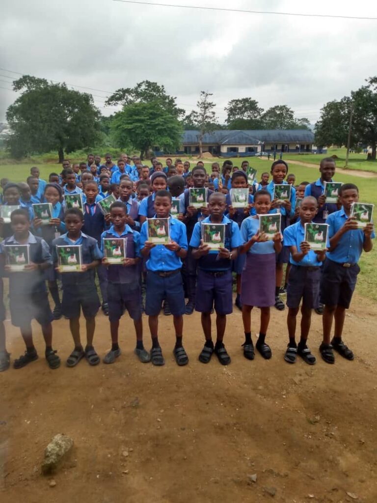 learning materials distributed to students by Rep Bassey Akiba